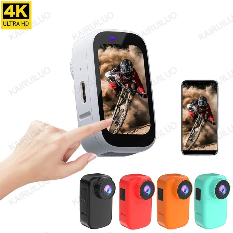 Action Camera 4K Hd Touch Screen Pocket Cam Outdoor Anti Shake Sport Camcorder Wifi Dv Videoregistratore Bici Moto
