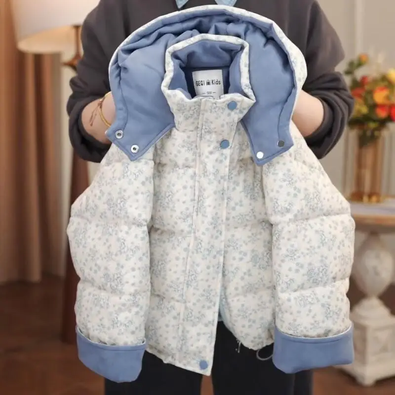 귀여운 캐주얼 코트 세트 패션 아동복 세트 슬로즈드 키즈 콩게스 겨울 작업복 소녀 아우터웨어 소녀 파카 소년