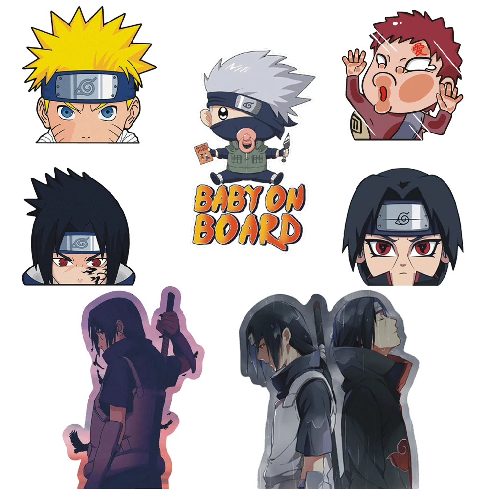 Naruto Car Window Sticker Car Reflective Stickers Itachi Uchiha
