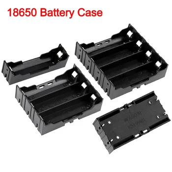 18650 Custodie per Power Bank 1X 2X 3X 4X FAI DA TE ABS 18650 Custodia per batteria Custodia per batterie 1 2 3 4 Slot Contenitore per batterie con perno rigido