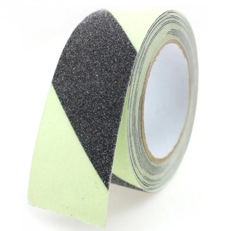 Anti Slip Luminous Tape-Adhesive Warning Tape Glow in Dark Stair Bathroom Reflective Non-slip Security Stickers luminous tape,warning stickers,warning decal,luminous sticker tape,caution warning tape