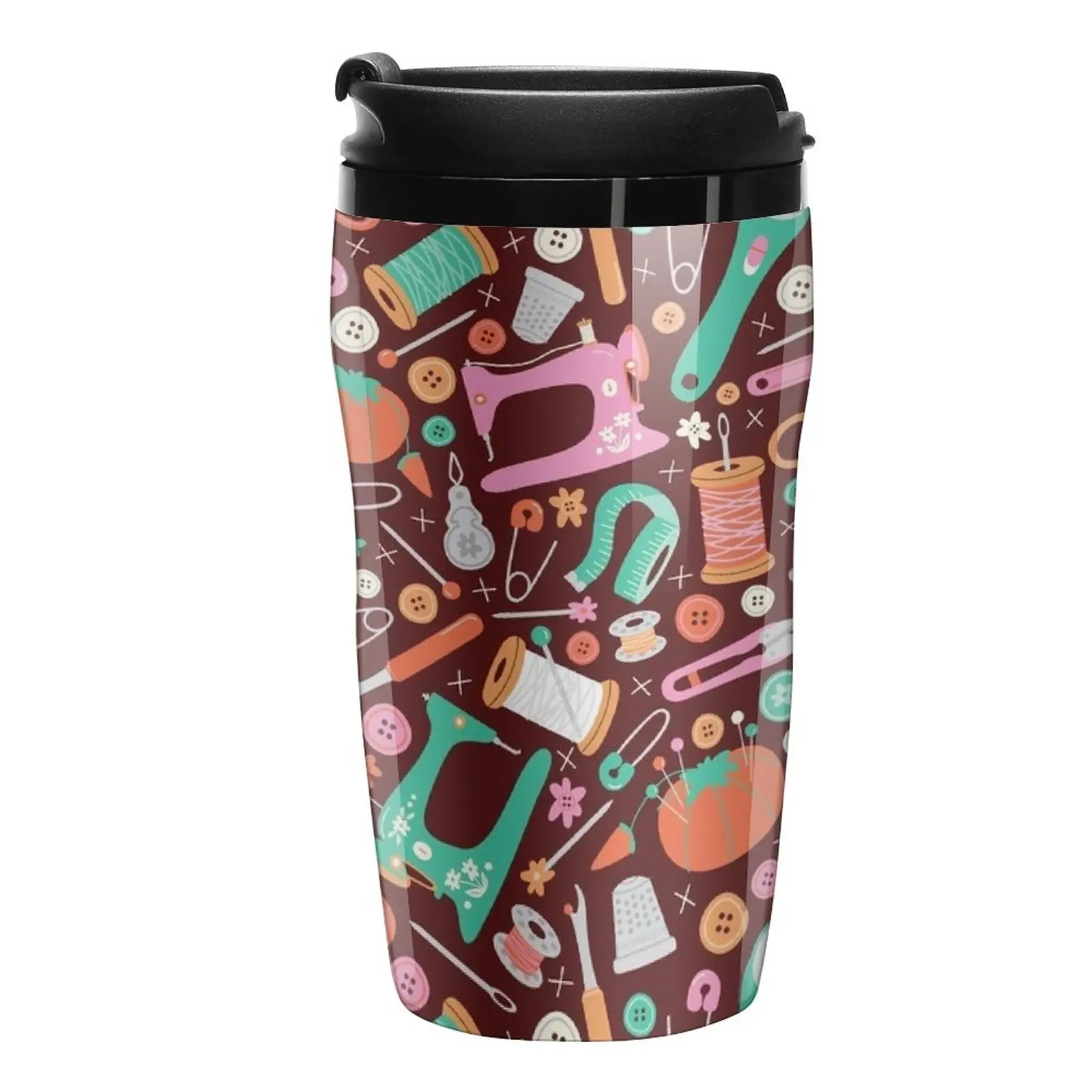

New Sewing Notions Travel Coffee Mug Thermo Coffee Mug Large Cups For Coffee