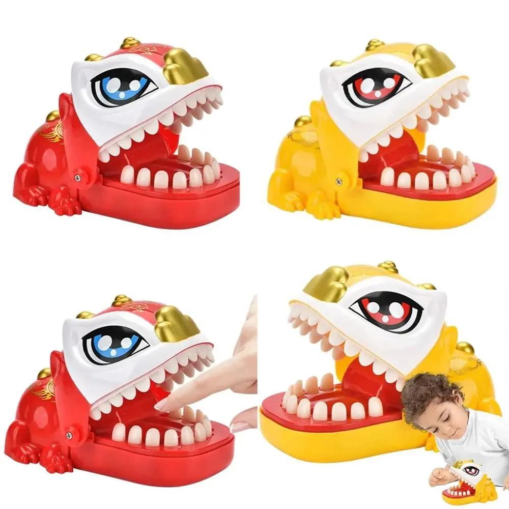 

Dance Lion Teeth Bite Finger Toy Creative Thrilling Trick Toys Hand-Biting Trick Finger Toys Tricky Decompression Toy Scary Toy