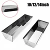 10-14In Stainless Steel Mud Pan Anti Slip Sturdy Accessories Lightweight Drywall Sheared Edges with Reinforced Band Scraping Bar 1