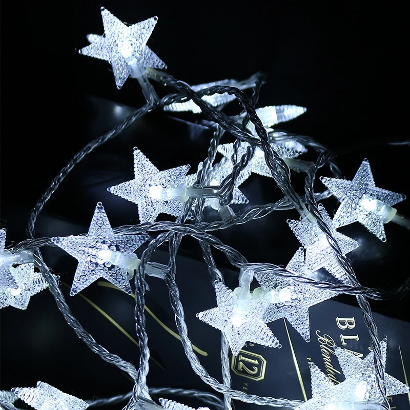 

10M LED Star Light String Twinkle Garlands Battery/USB Powered Christmas Lamp Holiday Xmas Wedding Party Decorative Fairy Lights