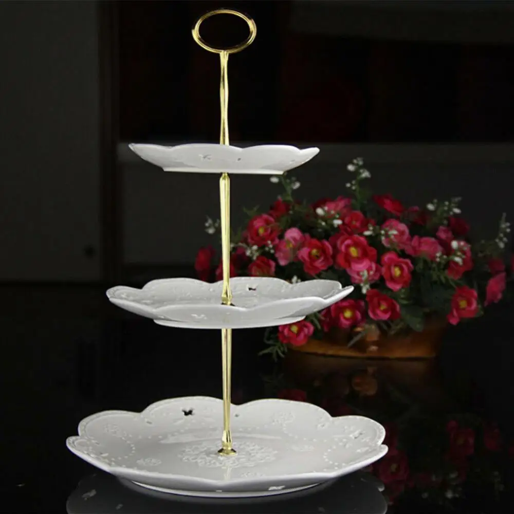 Cake Decorating Tools Cake Stand Cake Baking Tools Cake Making Tools 2/3 Tiers Cake Rod Plate Stand Handle Fitting Hardware Bake Tool Wedding Party Supplies