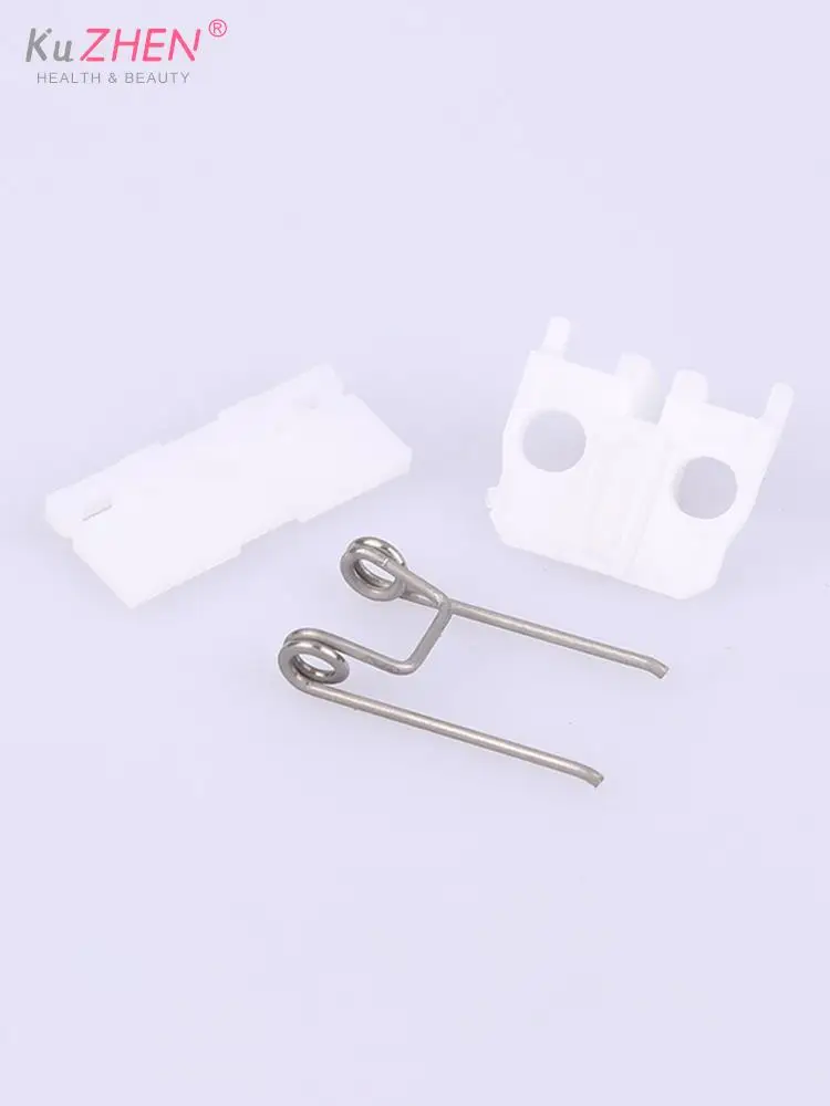1Set Hair Clipper Swing Head Clipper Guide Block Replacement Parts With Tension Spring Accessories For 8081 hair clipper