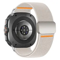 Parachute Nylon Magnetic Belt Bracelet - Galaxy Watch Ultra 2 (Magnetic - starlight)