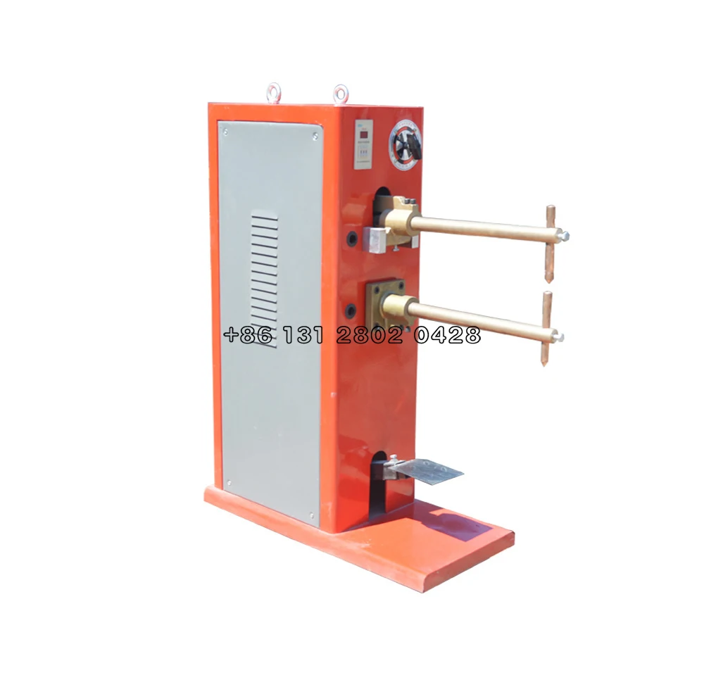 Spot welding machine pedal type stainless steel plate welding bicycle industrial dual-use small impact welding machine 3