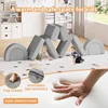 Kids Couch, Modular Kids Play Couch, Fold Out Toddler Couch Building Convertible Kids Floor Sofa and Foam Couch 2