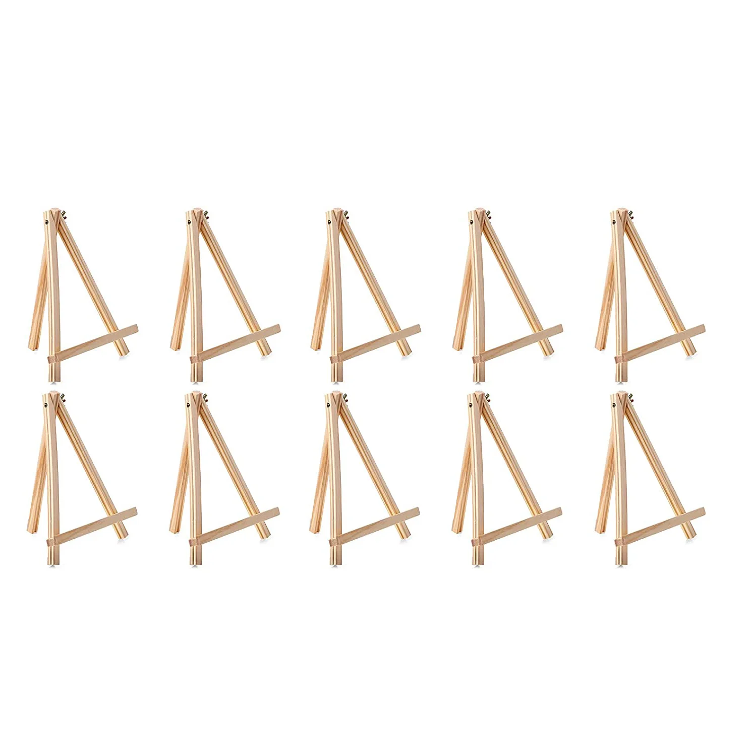 

10 шт. деревянные мольберты 9,4 дюйма высокие настольные дисплеи мольберты искусство своими руками для художников студентов