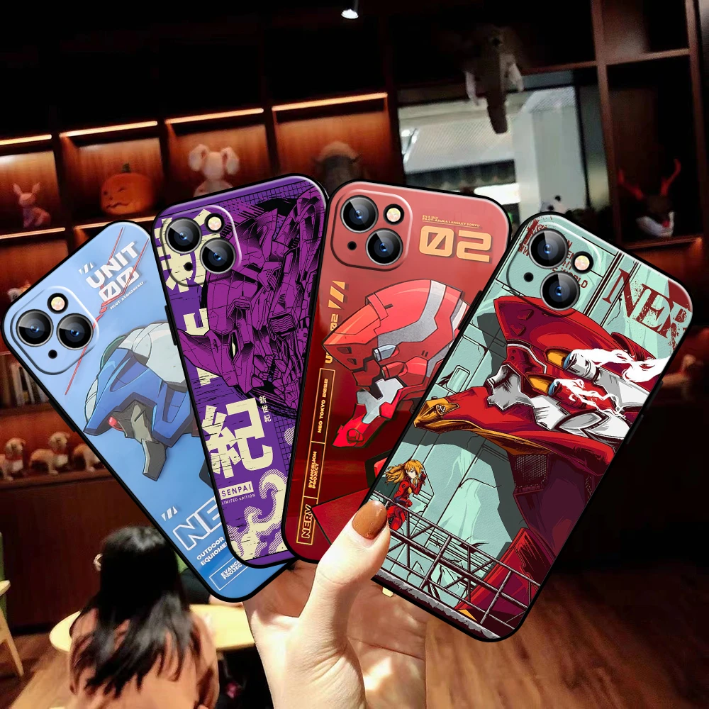 Neon Genesis Evangelion Eva For Apple Iphone 13 12 11 Pro 12 13 Mini X Xr Xs Max Se 5 6 6s 7 8 Plus Phone Case Silicone Cover Aliexpress
