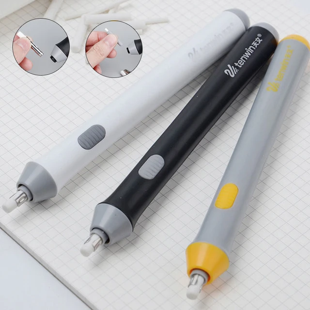 Electric Pencil Erasers for Artists, Automatic Battery Eraser