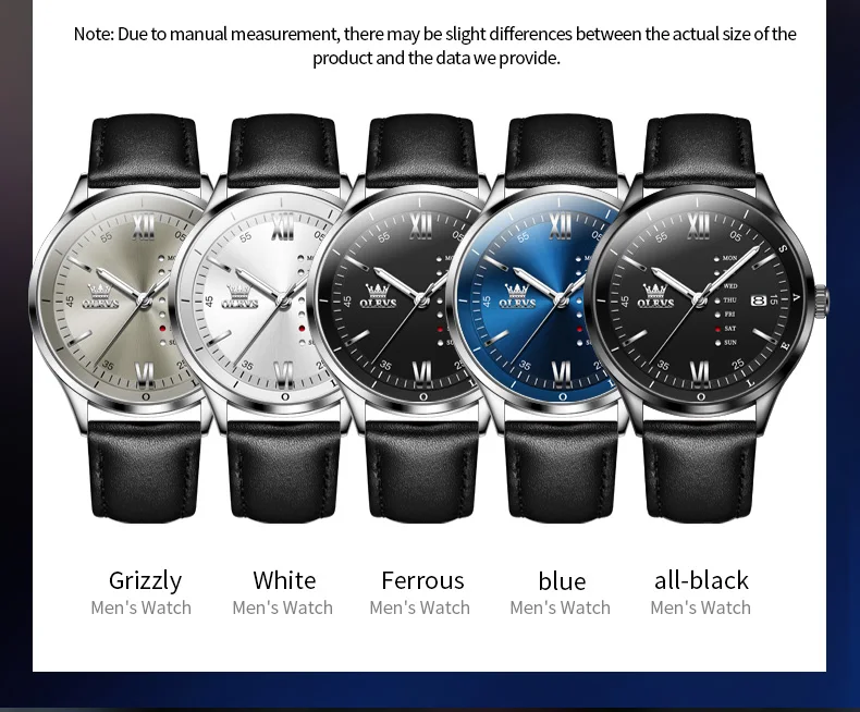 OLEVS 2931 Men Watch Fashion Simple Leather Waterproof Luminous Calendar Chronograph Luxury Brand Sports Quartz Men Watch Reloj