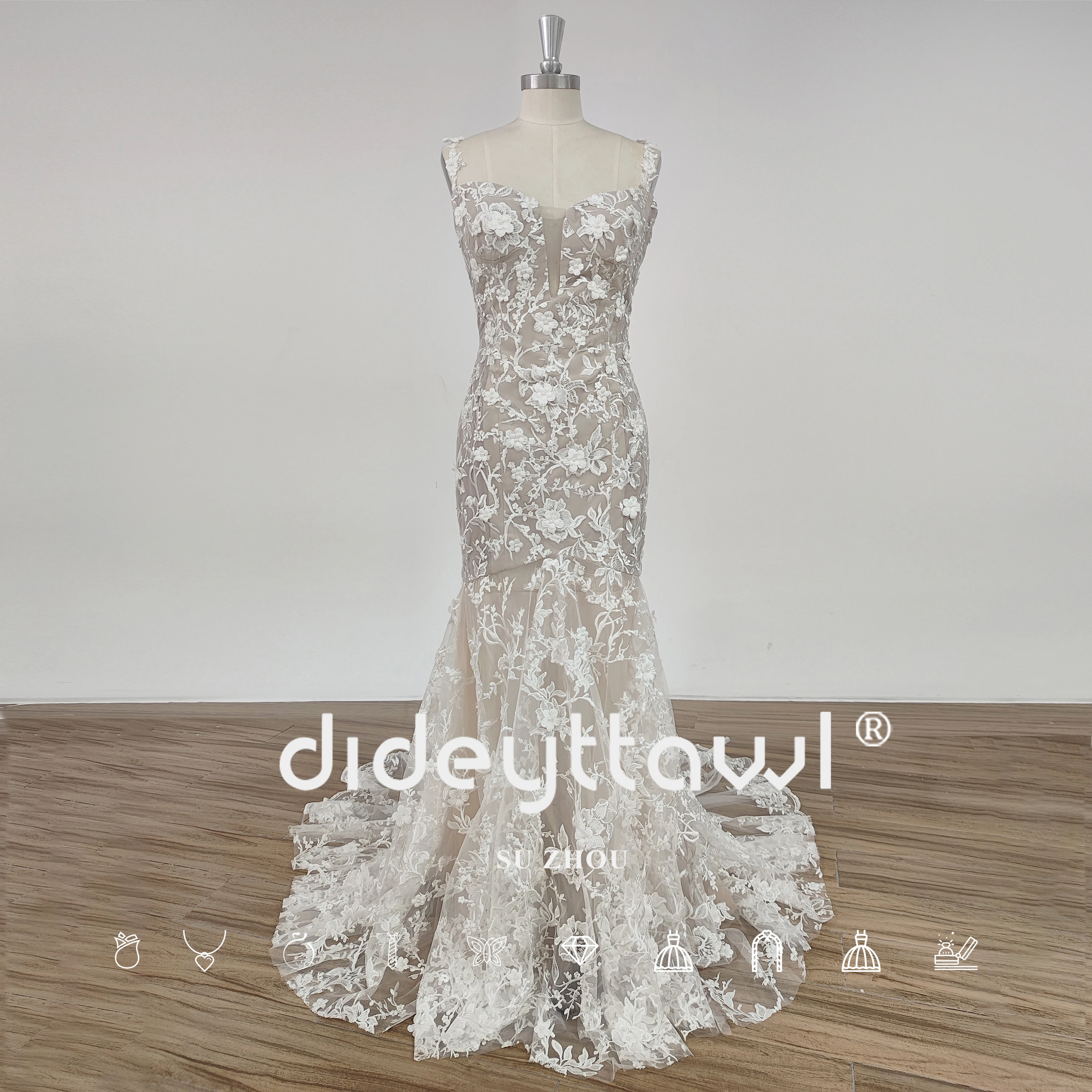 Рисунок 3 - Женское свадебное платье с открытой спиной DIDEYTTAWL