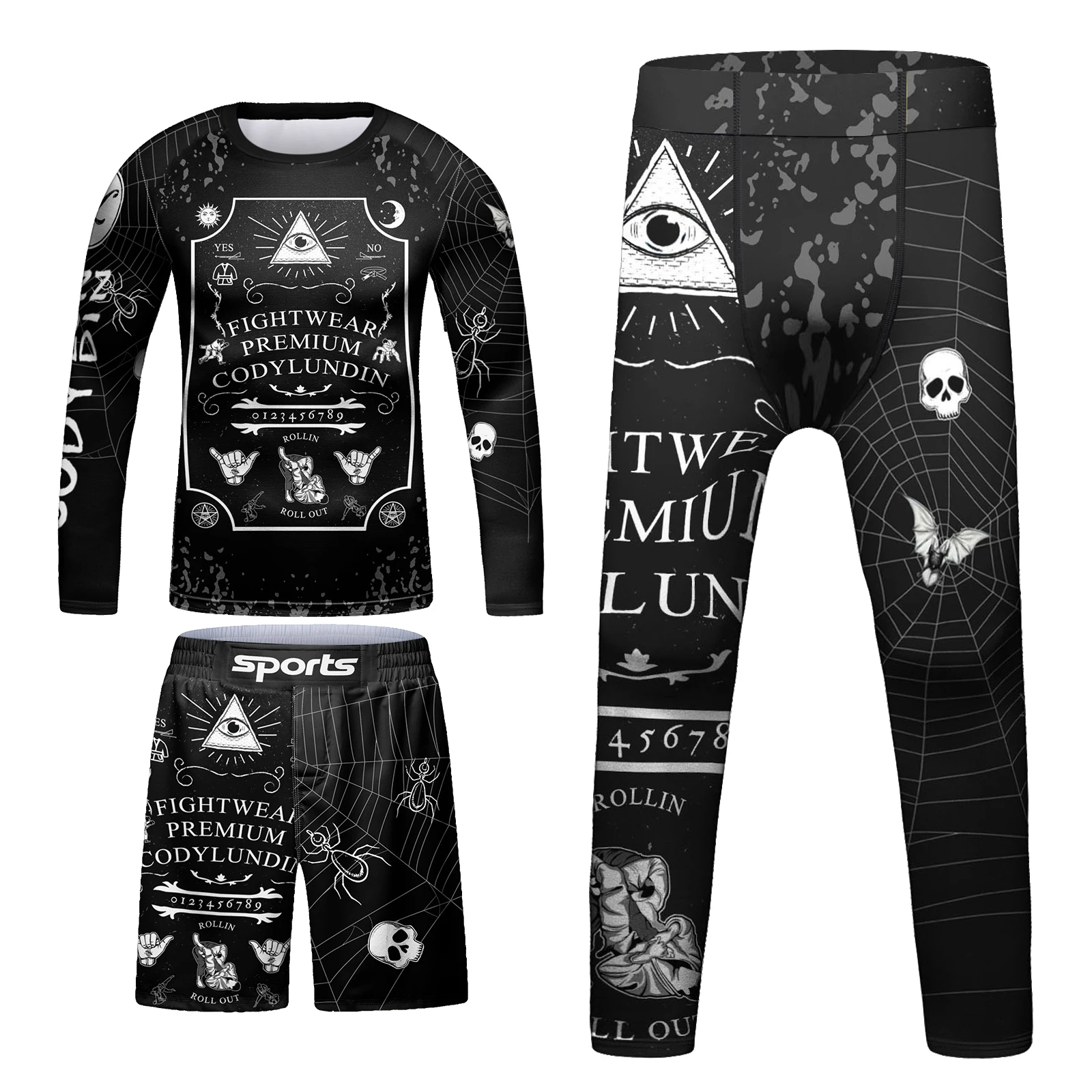 Cody Lundin Kids Active Wear Martial Art Wear Figting Club Uniforms Children Athletic Training Sportswear Gym Fitness Suit 5
