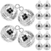 20Pcs Mini Disco Ball Charm DIY Keychain Hanging Disco Ball Pendant Necklace Hanging Pendant 5