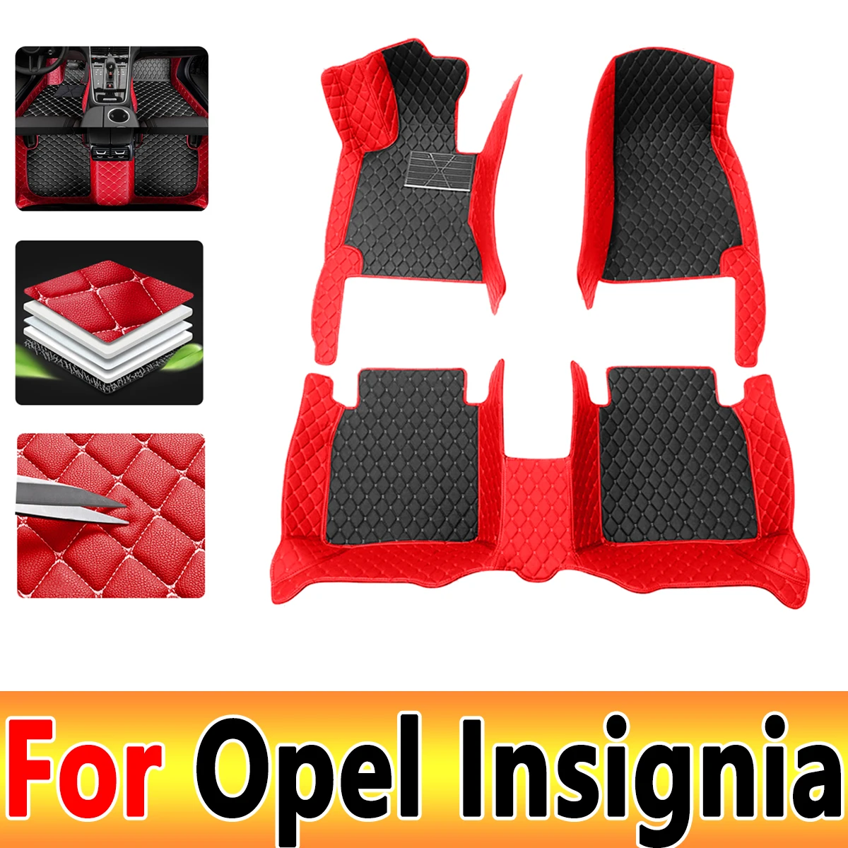 

Car Floor Mats For Opel Insignia Station Wagon 2010 2011 2012 2013 Custom Auto Foot Pads Carpet Cover Interior Accessories