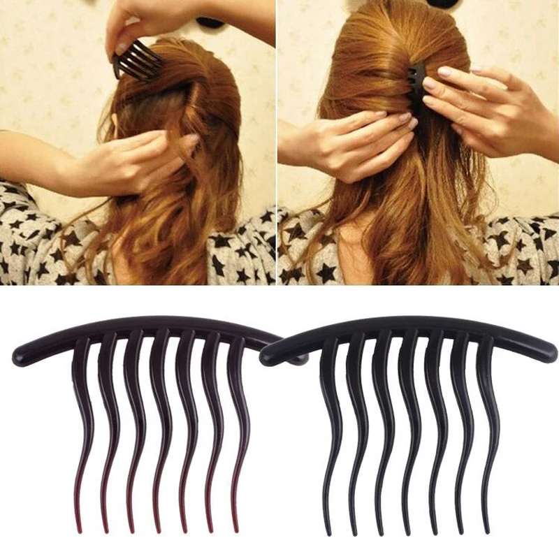 

Volume Hairpins Inserts Barrette Hair Clip Ponytail Hair Claw Comb Bun Maker Grips Hair Styling Tools Women DIY Hair Accessories