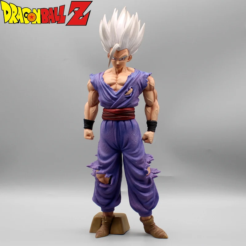 

Anime Dragon Ball Series Son Gohan Action Figure Large White God Beast Garage Kit Gk Computer Case Model Decoration Gift For Boy