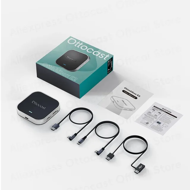 OTTOCAST E2 Carplay AI Box Wireless Carplay Android Auto Adapter