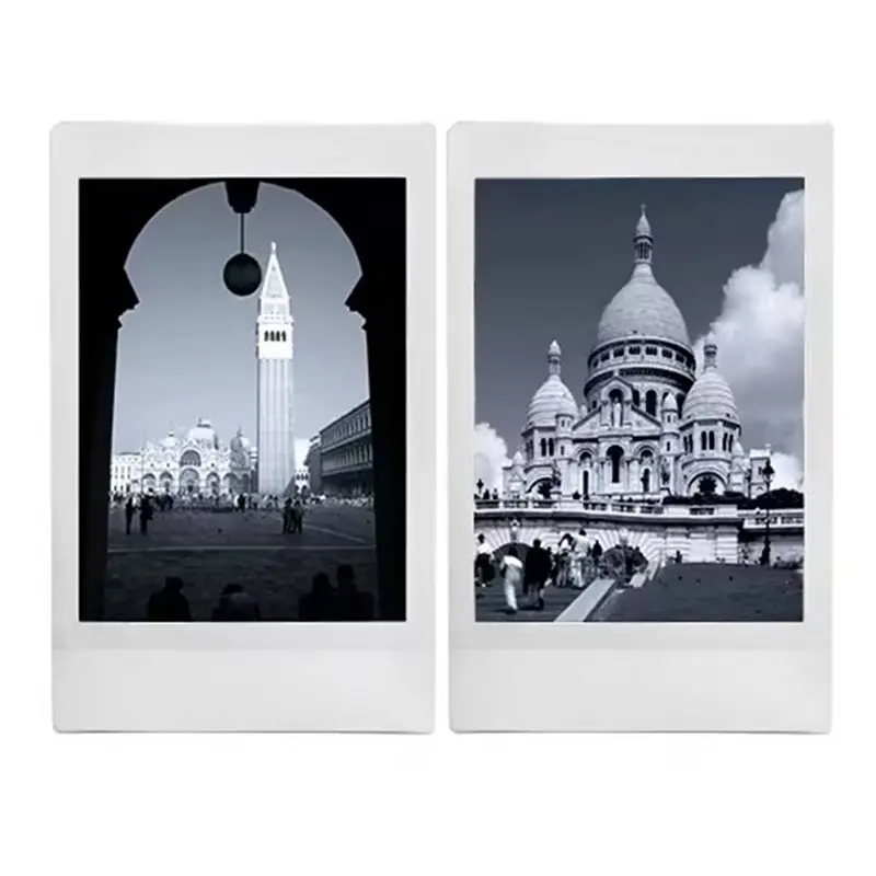 AM-For Fujifilm For Instax Mini 흑백 즉석 카메라 필름:Instax Mini 프린터용 흑백 인화지(10매)
