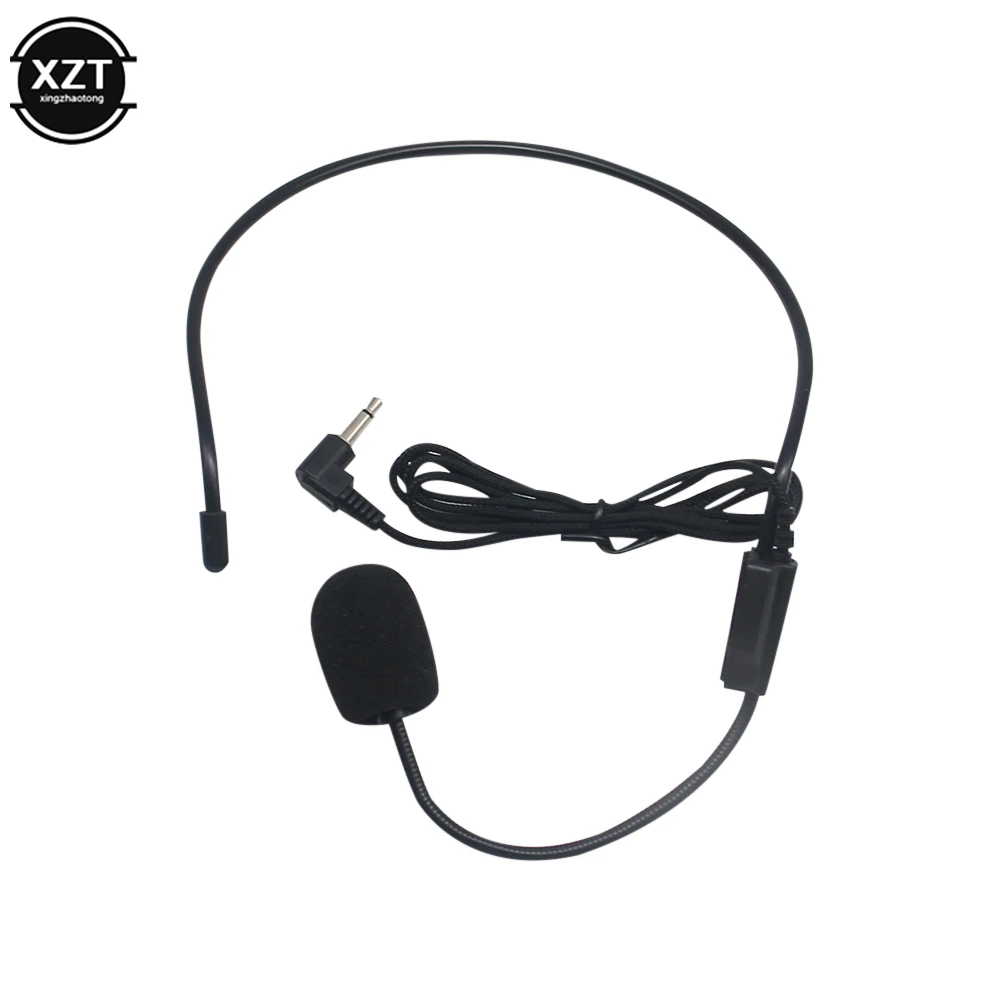 

Professional 3.5MM Wired Microphone Headset Studio Speaker Voice Amplifier Clear Sound Mic For Conference Guide Speech Teacher