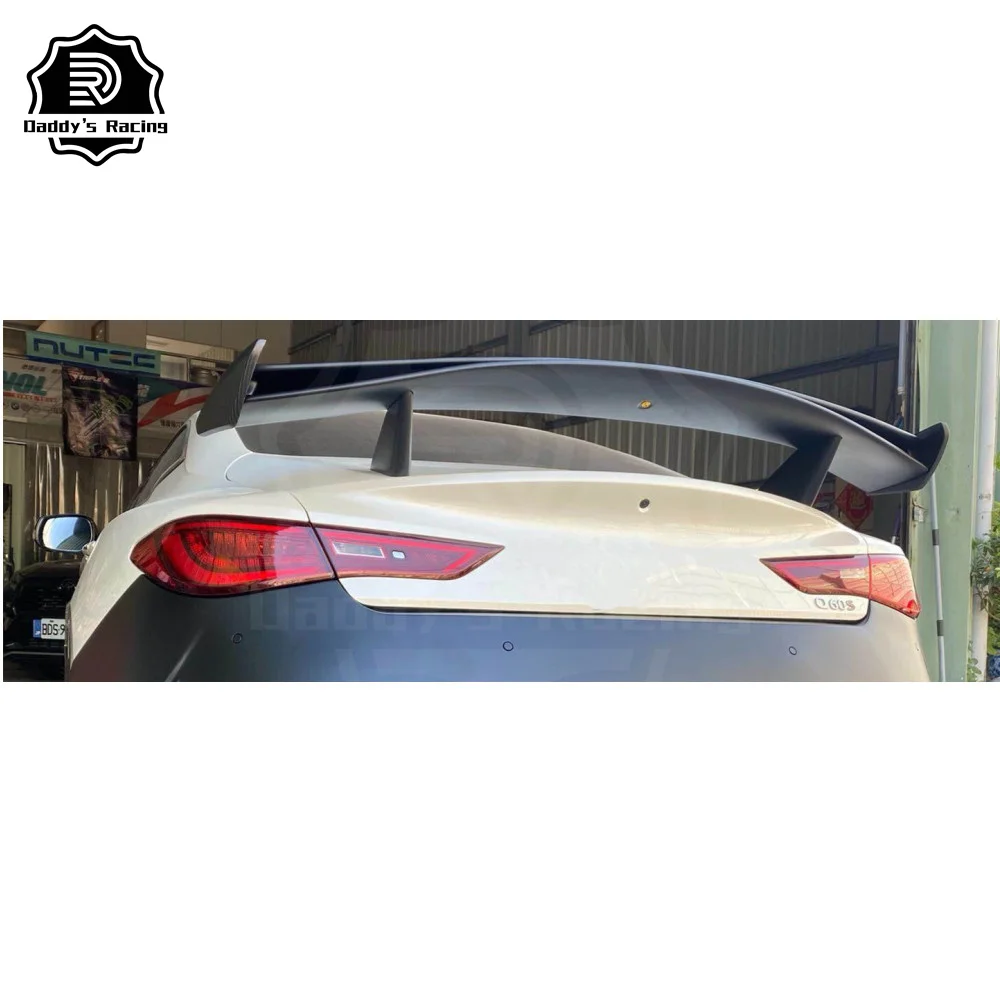 

C Style Carbon Fiber Rear Spoiler Wing Fit For Infinity Q60 2017-2022 High Quality 6 PCS