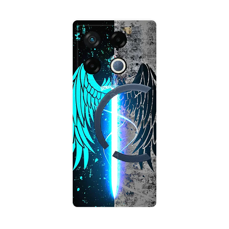 Funny Cute Silicone Soft Back Case with Shockproof Bumper - Infinix GT 20 Pro