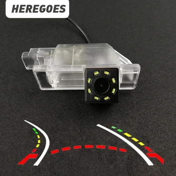 Senza fili Auto CCD Macchina Fotografica Posteriore Fisheye 4 8 12 Led Notte Dinamica Per Peugeot 2008 208 301 307 3008 406 407 408 508 607 806 807 RCZ