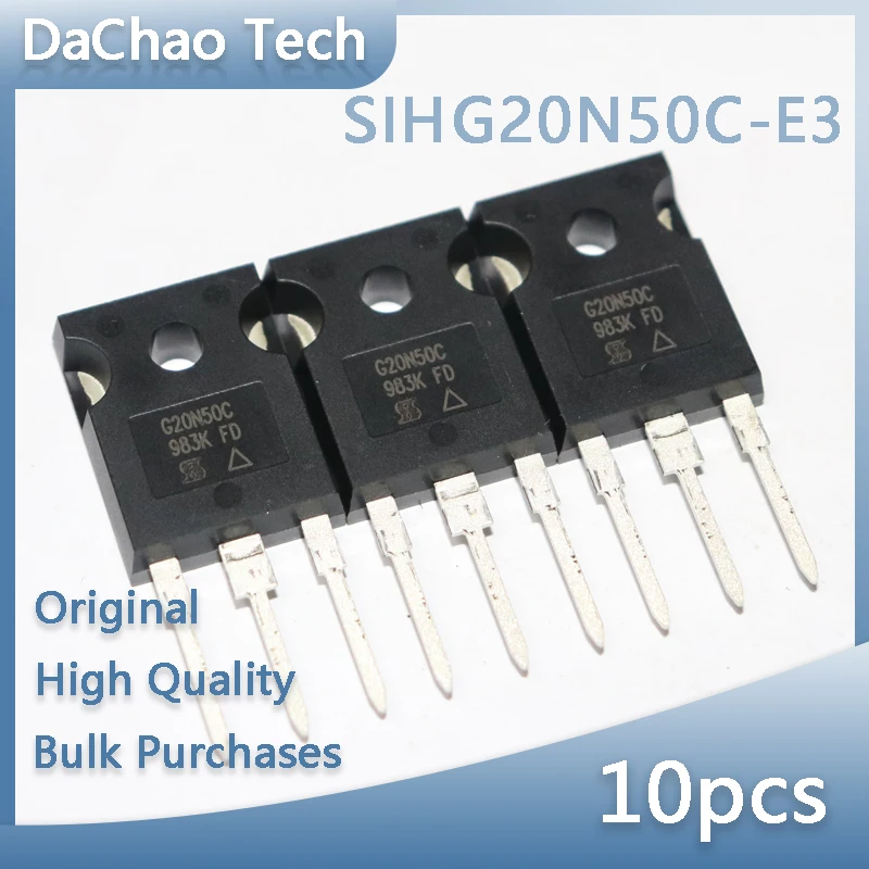 

10pcs SIHG20N50C-E3 20N50C-E3 VISHAY FET MOSFET TO-247 Original New