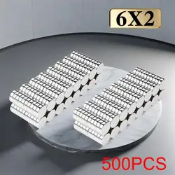 Strong Refrigerator Magnets for Home, Office, and Workshop - Versatile 6x2mm Größe (6x2 - 500pcs)