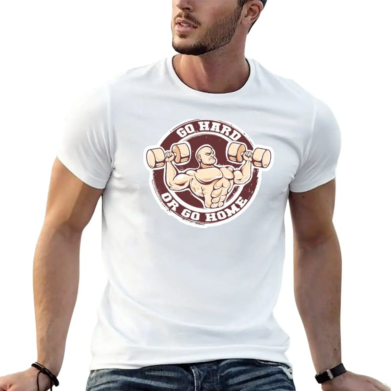 

Go Hard or Go Home T-Shirt tees summer tops korean fashion cute clothes mens t shirt