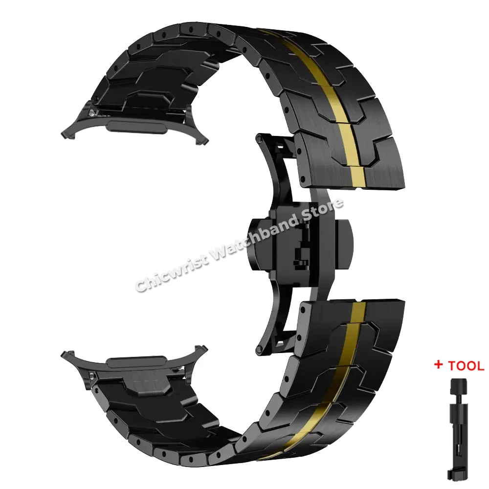 Luxury Stainless Steel Band - No Gaps Business Bracelet Strap