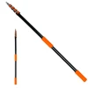 Solar Panel Cleaning 16FT Aluminum Pole Water Fed Brush with Swivel Squeegee Washer for Window Cleaning (4.8M) 2
