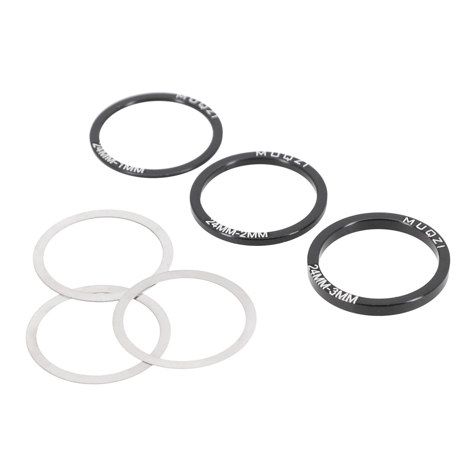 6 stücke Fahrrad Ersatzteile Tretlager Unterlegscheiben Kurbelgarnitur Unterlegscheibe 24/29/30mm Für BB86/91/92/PF30/BB30 Aluminium Legierung Spacer – Detail 8