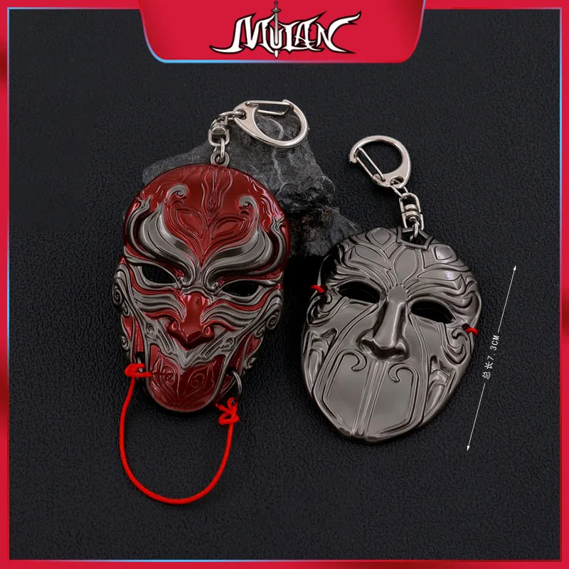 

Аниме Rawing Jianghu : The Bu Liang People периферийная 7 см маска Булян шуй экшн-фигурка из сплава Китайская Игрушка Wuxia для детей