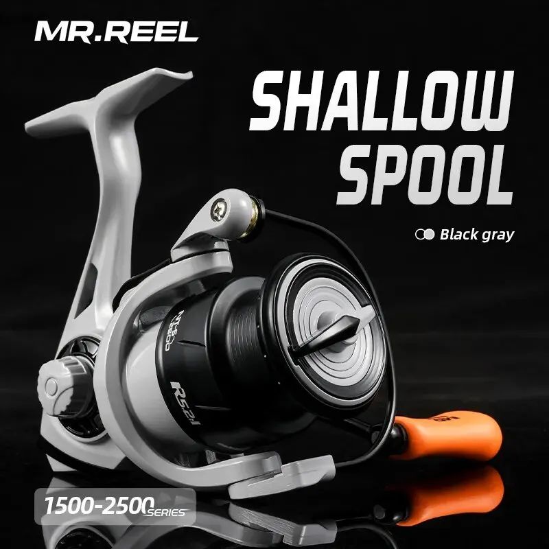 Fishmx Newest Fishing Reel Metal Ball Grip Spinning Reel 5.2:1 Metal Reel  Cup Shallow Spool Stainsteel Main Shaft - AliExpress