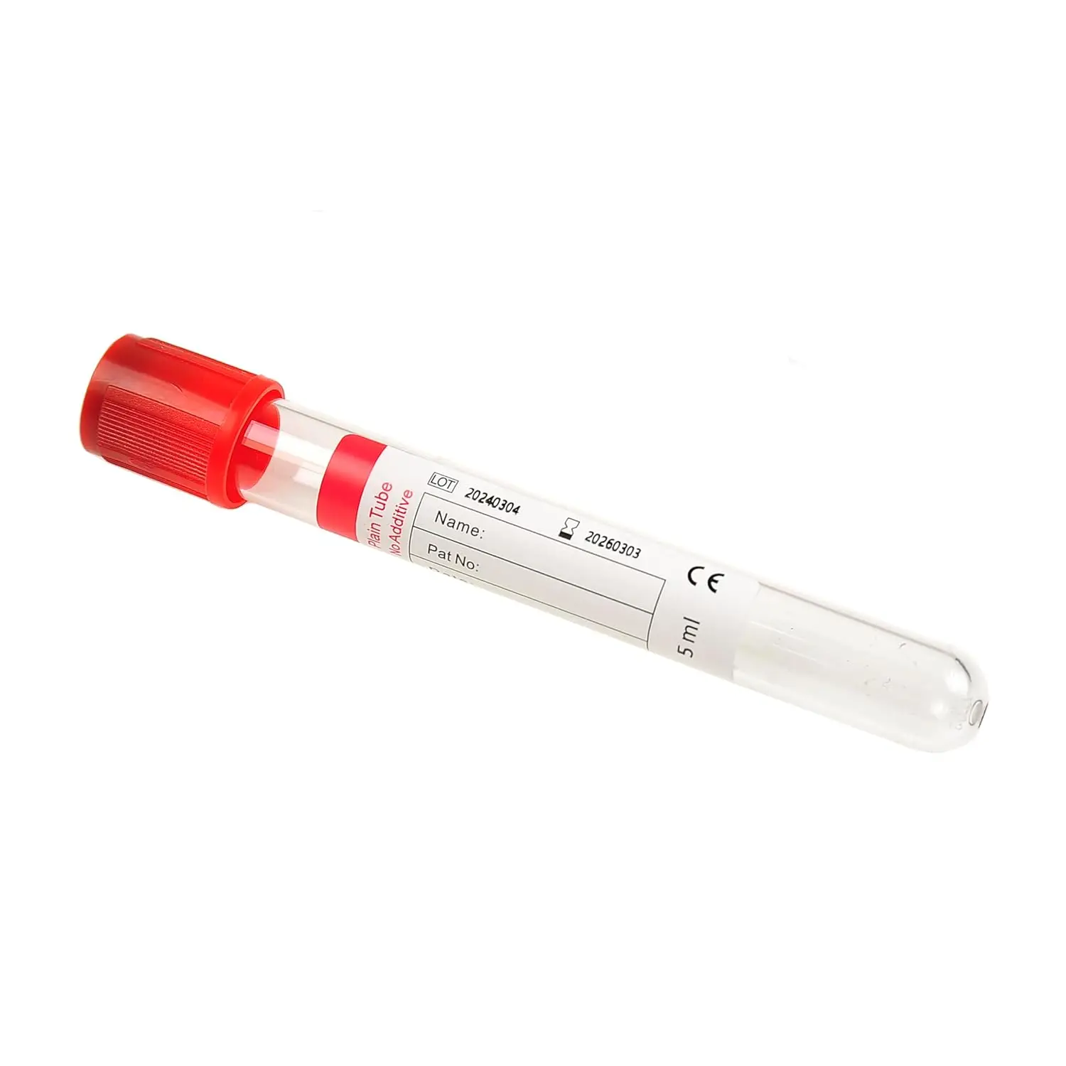 Labor-Vakuum-Blutentnahmeröhrchen EDTAK2-Röhrchen Blutentnahmeröhrchen Probenahmeröhrchen Lehrmittel 2ML 3ML 5ML 10ML 100 Stück – Detail 4