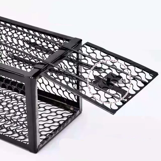 Önzáró Patkánycsapda Újrahasznosítható Nagy Teherbírású Egér Kártevő Egerek Hörcsög Ketrec Kontroll Rágcsáló Fogás - Image 4