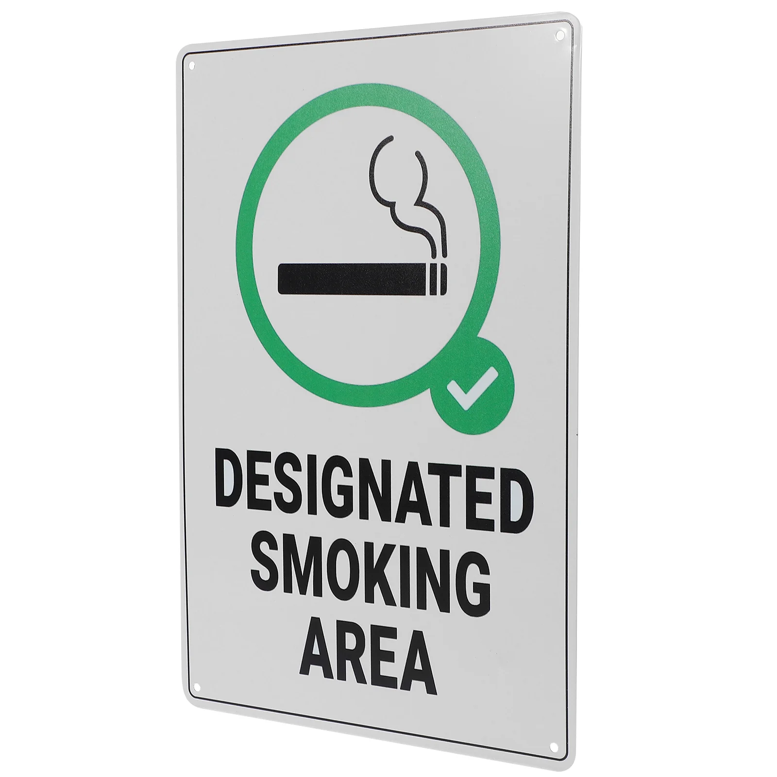 

Smoking Area Sign Board Clear Printing Signboard Wall Plate Signs Creative Iron Public