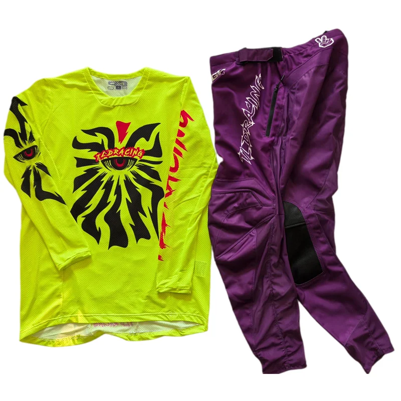 CNVS 오프로드 MX 기어 세트 모토 슈트 모토크로스 저지 및 팬츠 엔듀로 모터사이클 저지 세트