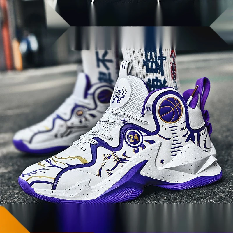 Kobe kosárlabdacipő Studet Edition Praktikus csúszásgátló, tartós, őszi hálós, lélegző férfi cipő_voghion.com