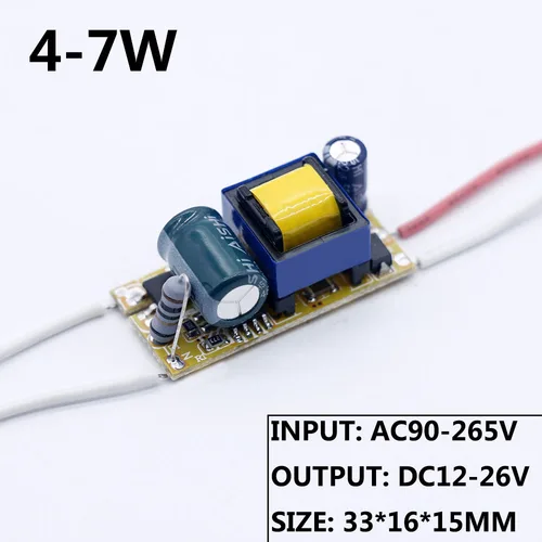 새로운 LED 드라이버 1-36w 300mA 180mA 250mA 출력 전압 75-135v LED 전구 spolight용, LED 전원 공급 장치 조명 변압기 2