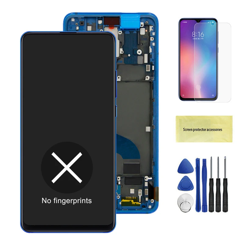 Pantalla Xiaomi Mi 9T/ Mi 9T Pro/ K20/ K20 Pro OLED Negra Con Marco Completa Tactillcd