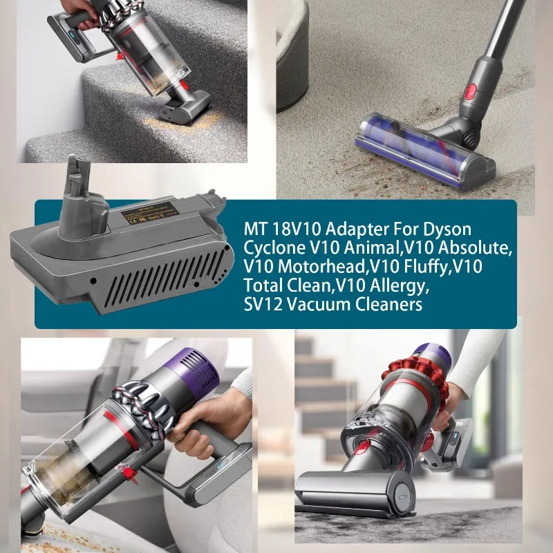 URUN V10 Adapter Geeignet Für Makita 18V Lithium Akku Bl1850 Bl1815 Bl1830 Kompatibel Mit Dyson V10 URUN V10 Adapter Geeignet Für Makita 18V Lithium Akku Bl1850 Bl1815 Bl1830 Kompatibel Mit Dyson V10