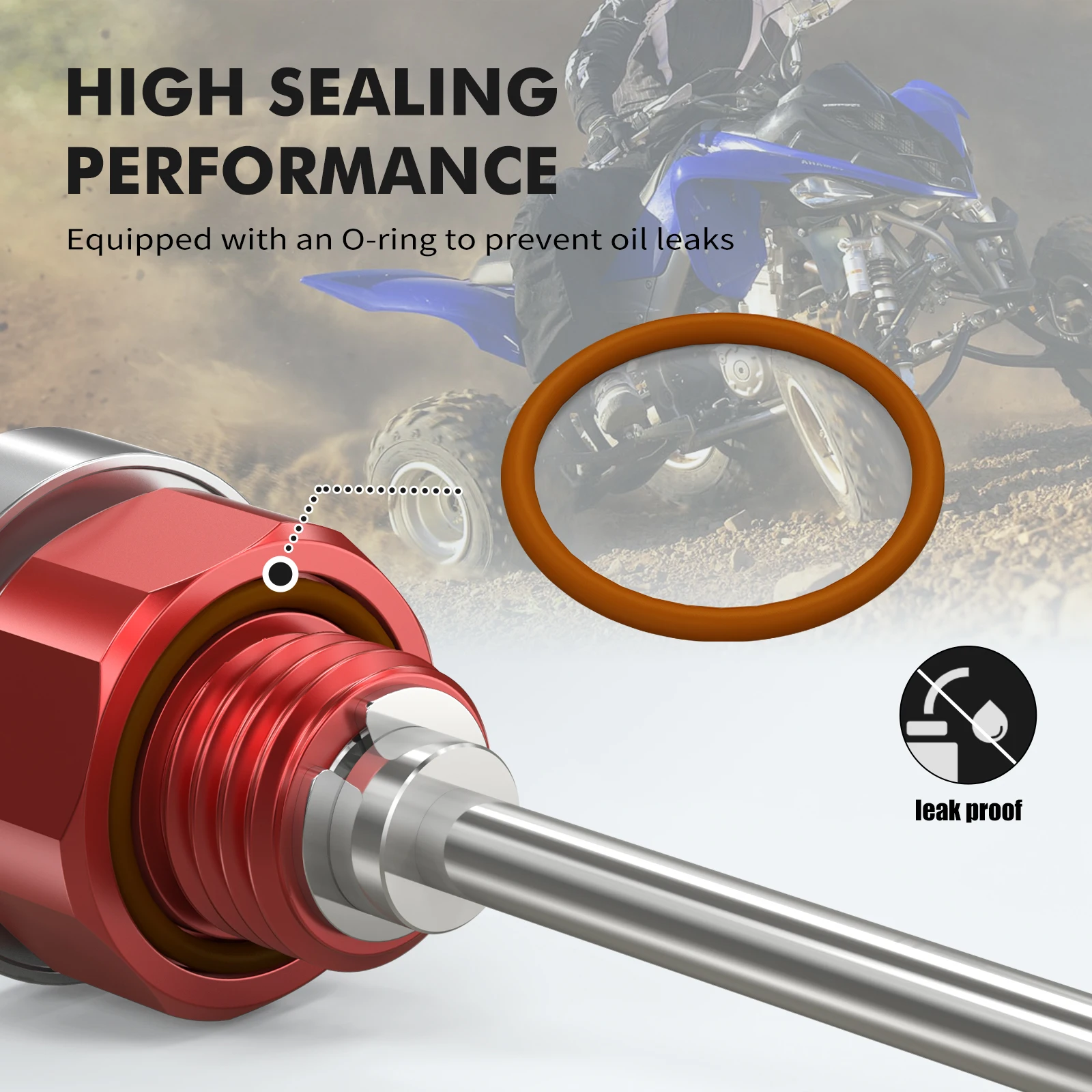 Astina Livello Olio Con Termometro Per Raptor 700/660 E YFZ450