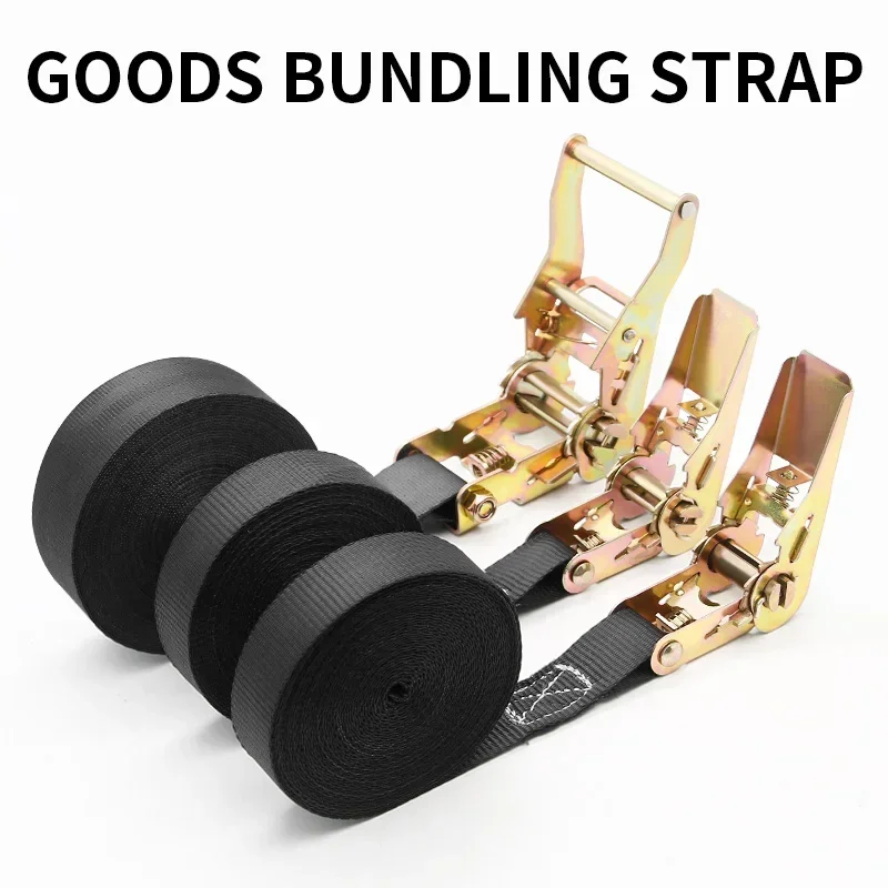 Truck Binding Strap Tightener Small Ratchet Tightener Self-Locking Rope Cargo Packing And Fixing Strap Airplane