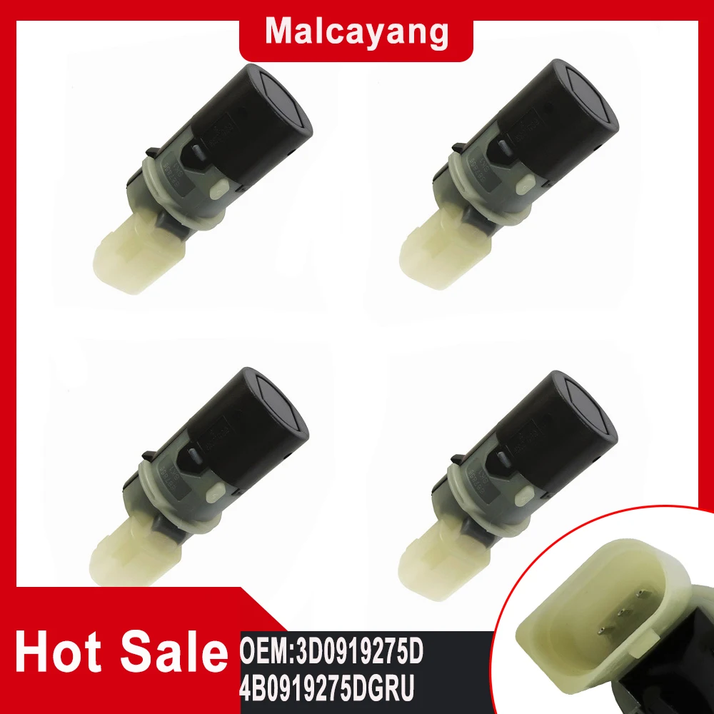 

4pcs Auto Parts For Audi Allroad A6 2001 2002 2003-2005 4B0919275DGRU 3D0919275D Parking Distance Control PDC Sensor