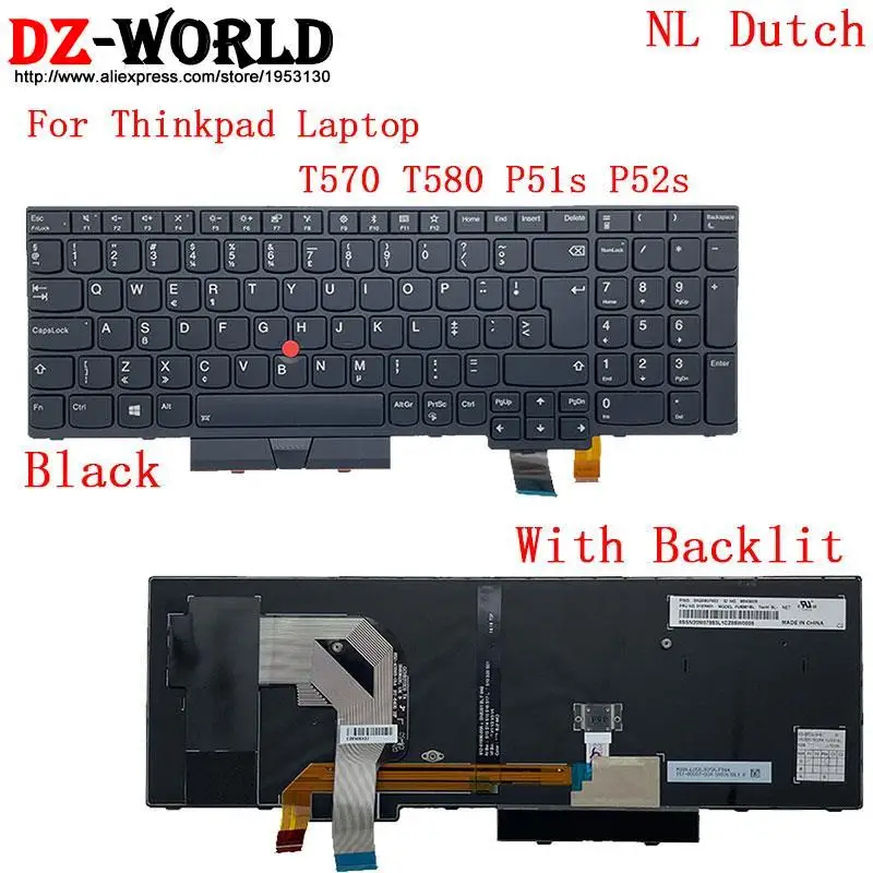 Thinkpad T570, P51S, T580, P52S, US GR